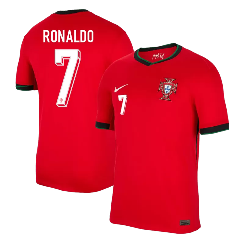 RONALDO #7 Maglia Home Portogallo Euro 2024 - Bianco